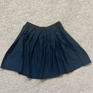 zara girls navy skirt